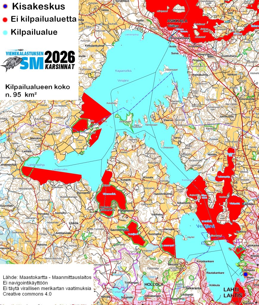 Kilpailualue, Lahti 2025